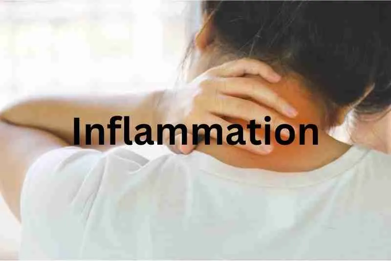 Woman in pain inflammation